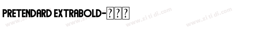 Pretendard ExtraBold字体转换 Pretendard ExtraBold字体转换